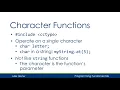 Common String and Character Operations in C Tutorial