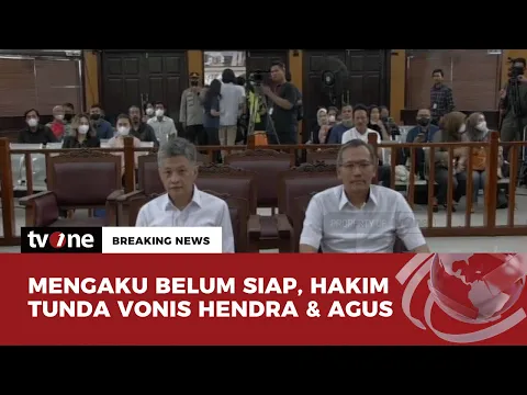 Belum Siap, Hakim Tunda Sidang Vonis Hendra Kurniawan & Agus Nurpatria