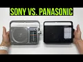 Sony ICF-506 vs Panasonic RF-2400D AM FM Radios Compared