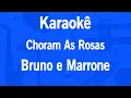 Download Lagu Karaokê Choram As Rosas - Bruno e Marrone