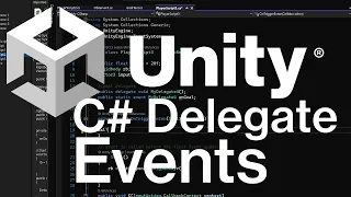 Unity C Delegate Events tutorial and demo