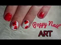 Poppy Nail Art Design