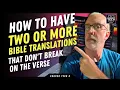 ProPresenter 7 Tutorial How To Have Two or More Bible Translations that DON T break on the verse
