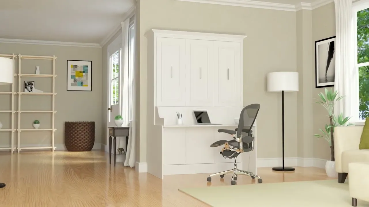 Lit escamotable avec bureau Alegra