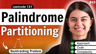 Palindrome Partitioning Problem Recursion Backtracking