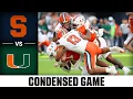 Syracuse vs Miami Condensed Game 2025 ACC Football