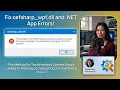 Fix cefsharp - wpf dll and NET App Errors