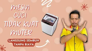 Mesin Cuci Sharp 1 Tabung Gak Kuat Muter? Coba Cara Ini Sebelum Keluar Banyak Uang❗❗
