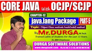 Core Java With - java lang Package-Part 5