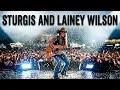 Epic night SturgisBuffaloChip LaineyWilson performs in a pouring rain