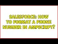 Salesforce How to format a phone number in AMPscript 2 Solutions