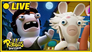 LIVE 🔴  Who's The Rabbid DANCE BOSS?! 💀🕺 | RABBIDS INVASION 🐰