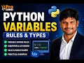 Python Variables Variable Naming Rules Explained Identifiers Keywords Hexadecimal