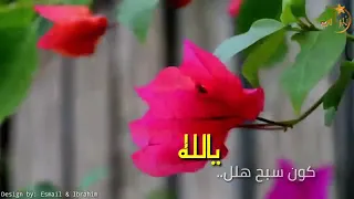 كون سبح هلل يالله يالله 