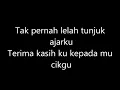 Download Lagu Terima Kasih Cikgu - Najwa Latif