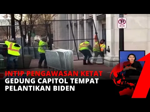 Pengamanan Pelantikan Joe Biden, Gedung Capitol Dikurung Pagar Pembatas | tvOne