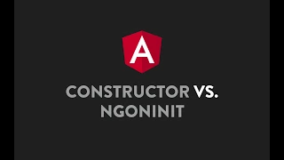 Angular - the difference between constructor and ngOnInit