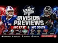 2026 NFL Division AFC East NFC South Predictions