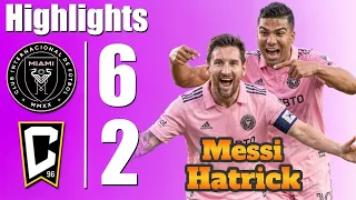 Messi Hat Trick Inter Miami vs Columbus
