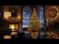 Cozy Christmas Musical Ambience with Piano and Fireplace for Sleep and Relaxation