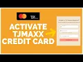 How To Activate Tjmaxx Credit Card Tjmaxx Credit Card Activation 2022