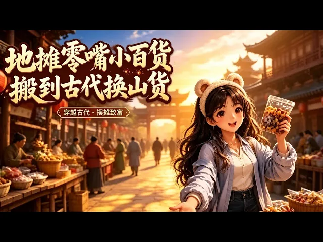 AI漫剧 地摊零嘴小百货搬到古代换山货 大米换蜂蜜靠信息差赚翻两界