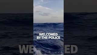 We get a police welcome after landing #windedvoyage #sailinglifestyle #caboverde #Africa #sailing