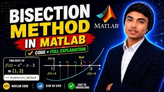 Find Roots Fast with Bisection Method in MATLAB Code Full Explanation