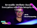 JAVA Cloud Computing Projects - Revocable Attribute-Based Encryption