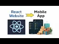 Easiest Way To Convert A React Website To App