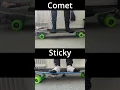 Download Lagu Comet Cruiser vs Happy Sticky Flex Test  #skateboarding #longboard