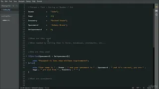 PHP Basics Statement - if else elseif Chapter 4