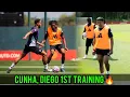 Download Lagu Manchester United first team training | Amad Diallo, Cunha, Diego Leon, Ayden Heaven,