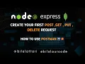 Create REST APIs POST GET PUT DELETE and Use Postman