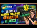 Build a Secure Random Password Generator Mini Project Python Full course for Beginners
