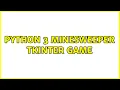 Python 3 minesweeper tkinter game