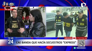 Cae banda de falsos taxistas dedicados al "secuestro express" en San Martín de Porres