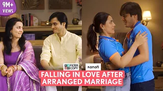 filtercopy falling in love after arranged marriage ft anshuman malhotra esha kansara