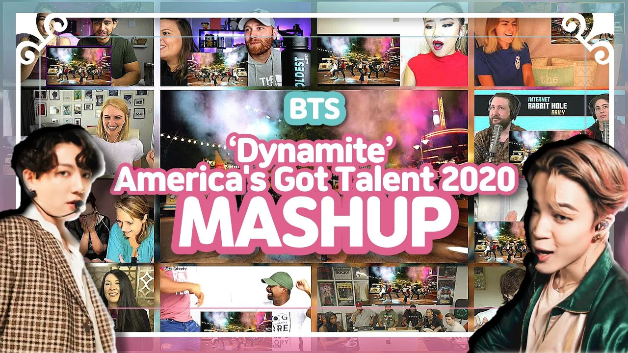 BTS "Dynamite" @ America's Got Talent 2020 Reaction Mashup BTS "Dynamite" @ America's Got Talent 2020 Reaction Mashup