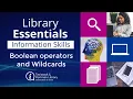 Basic of literature search part 2 - Boolean operators