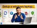 How to Setup New Laptop Step by Step - Laptop Setup Guide 2026 Windows 11