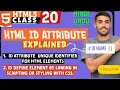 HTML ID Attribute What is an ID for HTML skillsepisode
