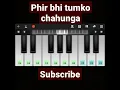 Download Lagu Mai phir bhi tumko chahunga - Piano tutorial | Easy tutorial | Arijit Singh