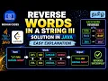 Reverse Words in a String III Leetcode Solution in Java Easy Explanation in Tamil
