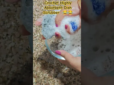 #crochet #diy #dishwasher #scrubber #knittingknife #viral #shorts