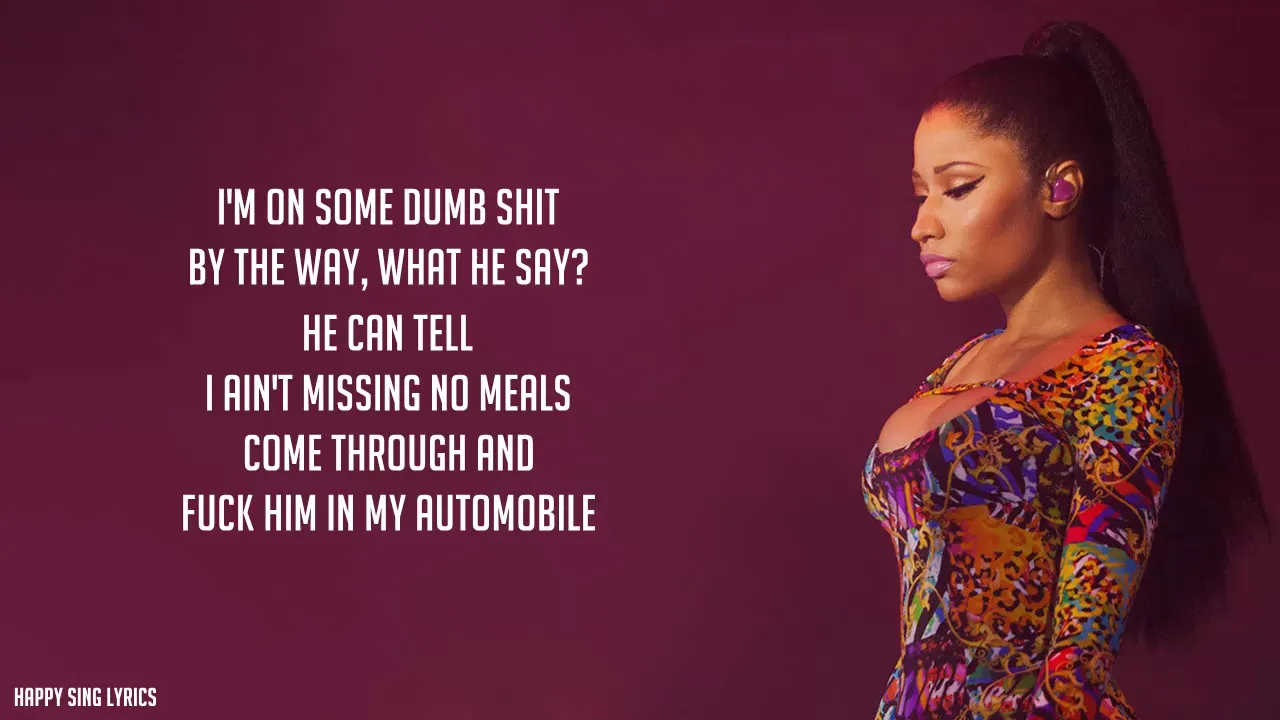 ANACONDA - NICKI MINAJ (Lyrics)