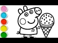 Peppa Pig Coloring Pages for Kids How to Color Peppa Pig Family