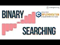 Binary Searching C Implementation Searching Algorithms DSA CodingPal org