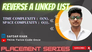 ReverseALinkedList IterativeApproach LinkedList Java PlacementPreparationSeries FullExplnWithCode sk