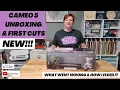 Silhouette Cameo 5 Unboxing First Cuts - What Went Wrong How to Fix It